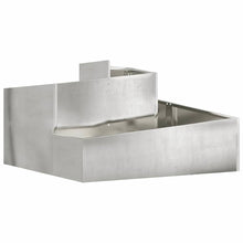 Tuin Bloempot Zilver 60 x 60 x 50 cm Roestvrij staal