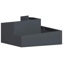 Tuin Bloempot Antraciet 80 x 80 x 50 cm Koudgewalst staal