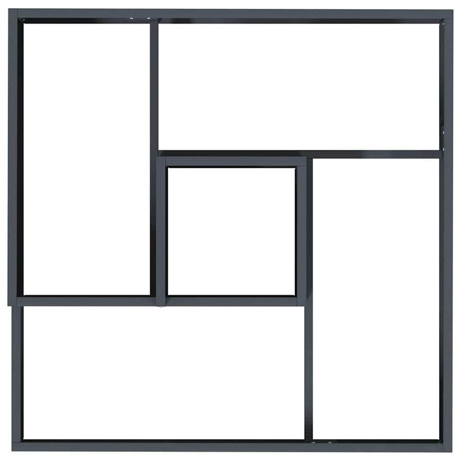Tuin Bloempot Antraciet 80 x 80 x 50 cm Koudgewalst staal