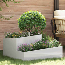 Tuin Bloempot Zilver 80 x 80 x 50 cm Roestvrij staal