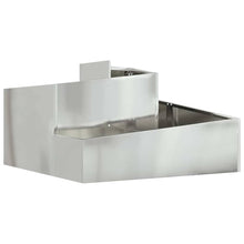 Tuin Bloempot Zilver 80 x 80 x 50 cm Gegalvaniseerd staal