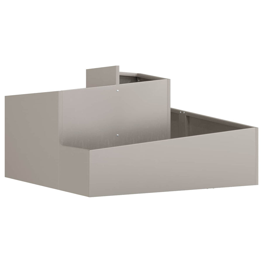 Tuin Bloempot Bruin 80 x 80 x 50 cm Cortenstaal