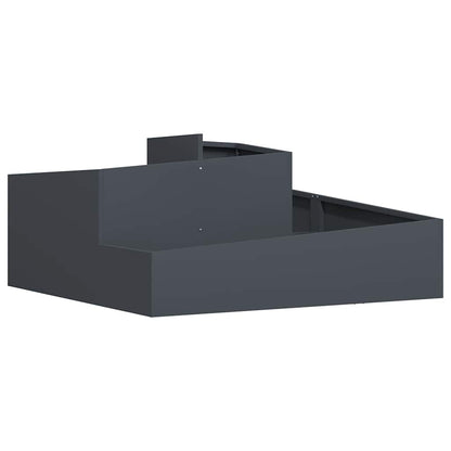 Tuin Bloempot Antraciet 100 x 100 x 50 cm Koudgewalst staal