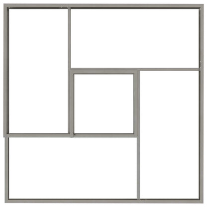 Tuin Bloempot Zilver 100 x 100 x 50 cm Roestvrij staal