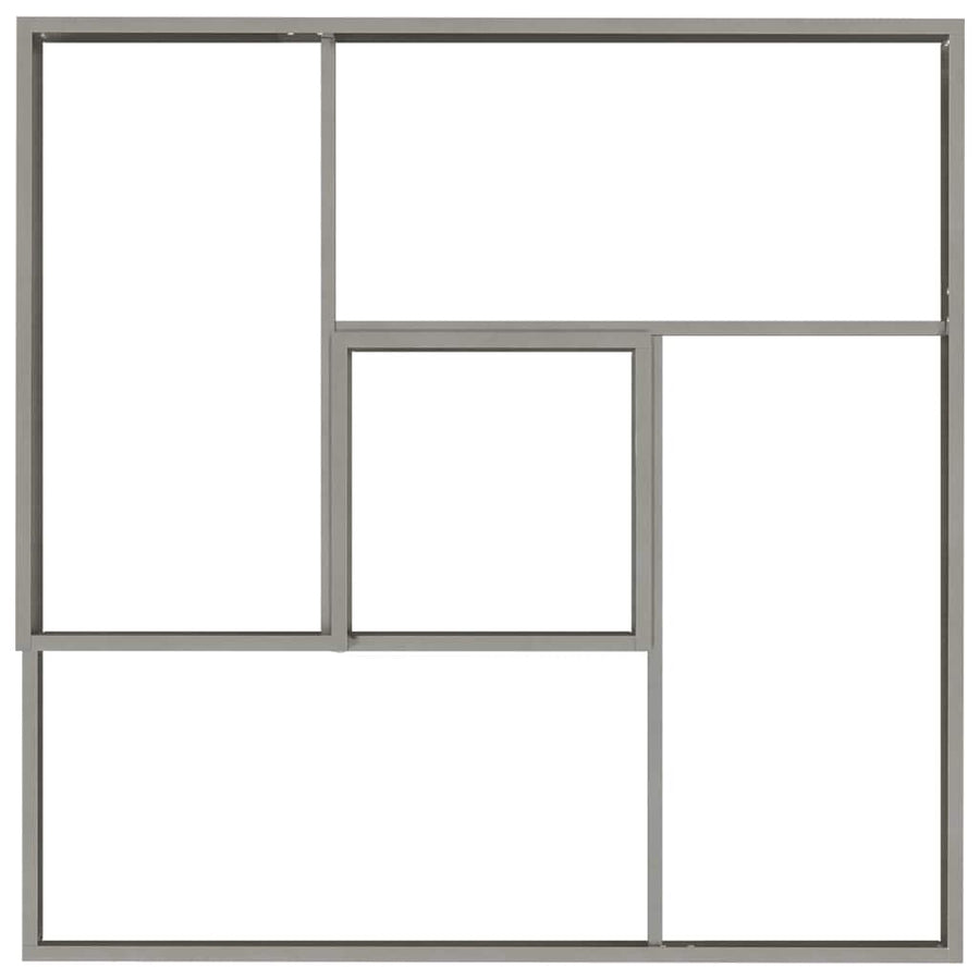 Tuin Bloempot Zilver 100 x 100 x 50 cm Roestvrij staal