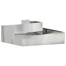 Tuin Bloempot Zilver 100 x 100 x 50 cm Gegalvaniseerd staal