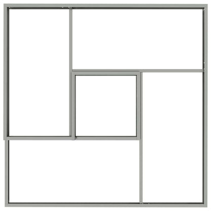 Tuin Bloempot Zilver 100 x 100 x 50 cm Gegalvaniseerd staal