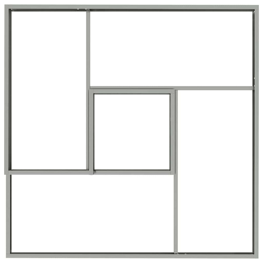 Tuin Bloempot Zilver 100 x 100 x 50 cm Gegalvaniseerd staal