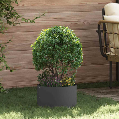 Plantenring 5 pcs Zwart 30 x 30 x 20 cm Koudgewalst staal