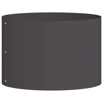 Plantenring 5 pcs Zwart 30 x 30 x 20 cm Koudgewalst staal