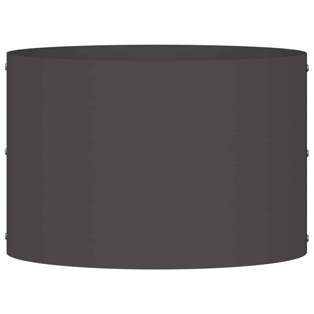 Plantenring 5 pcs Zwart 30 x 30 x 20 cm Koudgewalst staal