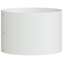 Plantenring Wit 30 x 30 x 20 cm Koudgewalst staal