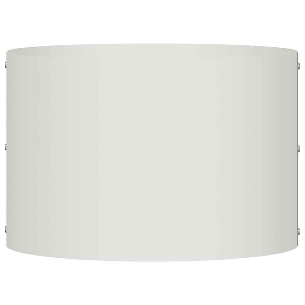 Plantenring Wit 30 x 30 x 20 cm Koudgewalst staal