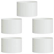 Plantenring 5 pcs Wit 30 x 30 x 20 cm Koudgewalst staal