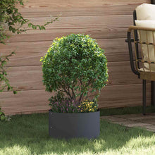 Plantenring Antraciet 30 x 30 x 20 cm Koudgewalst staal