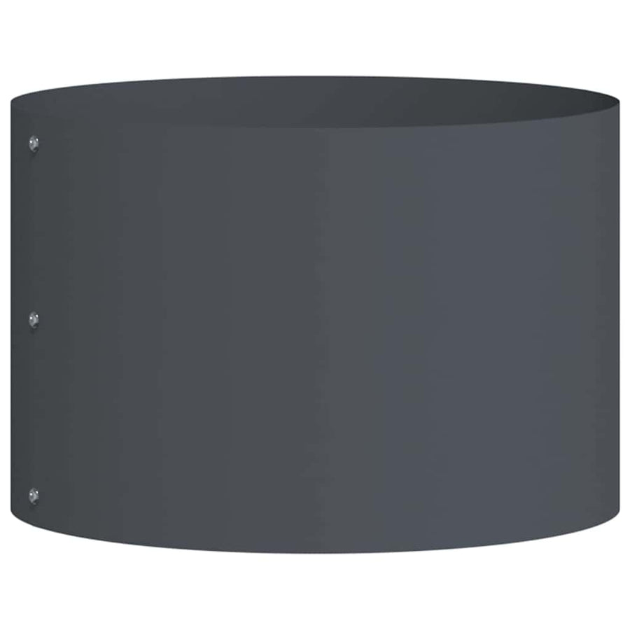 Plantenring Antraciet 30 x 30 x 20 cm Koudgewalst staal