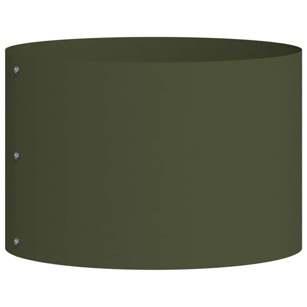 Plantenring 5 pcs Olijf Groen 30 x 30 x 20 cm Koudgewalst staal