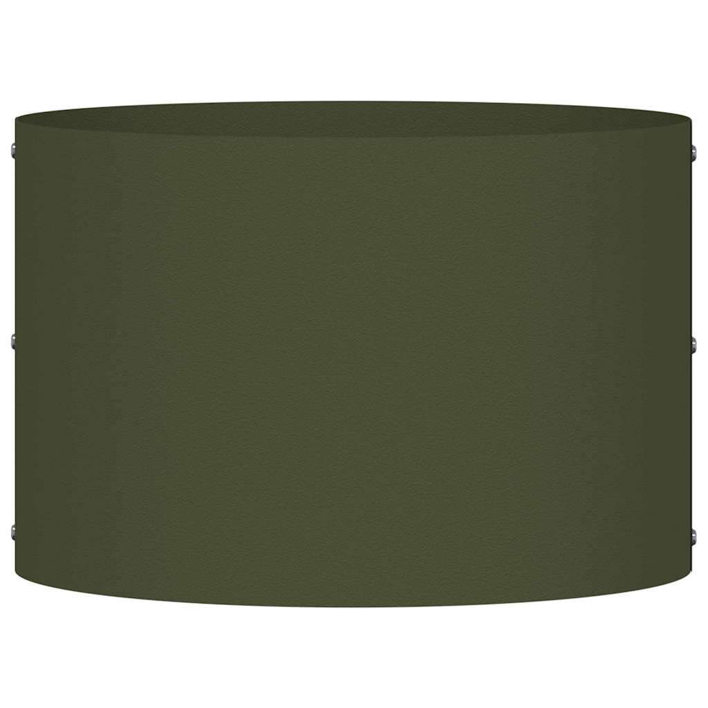 Plantenring 5 pcs Olijf Groen 30 x 30 x 20 cm Koudgewalst staal