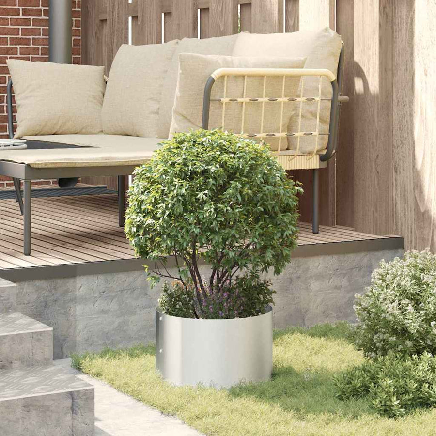 Plantenring Zilver 30 x 30 x 20 cm Gegalvaniseerd staal