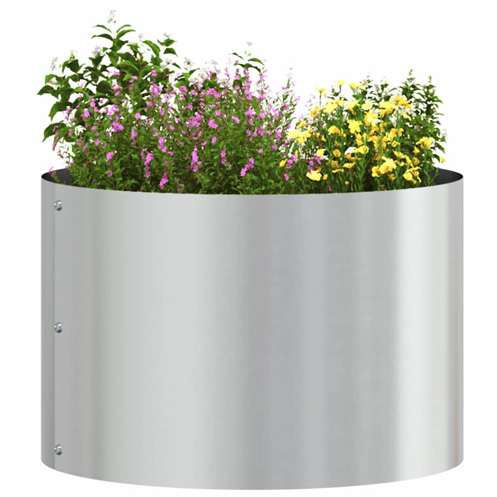 Plantenring Zilver 30 x 30 x 20 cm Gegalvaniseerd staal
