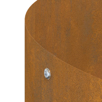 Plantenring 5 pcs Bruin 30 x 30 x 20 cm Cortenstaal