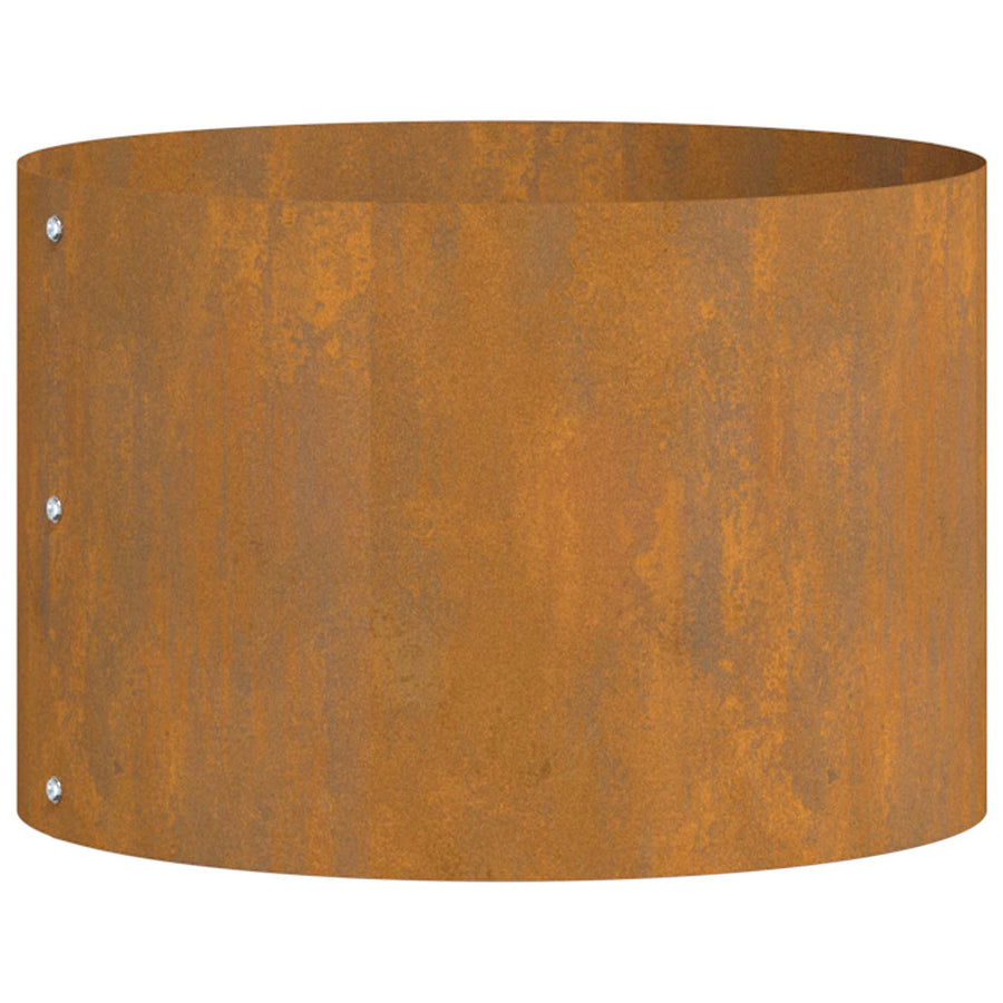 Plantenring 5 pcs Bruin 30 x 30 x 20 cm Cortenstaal