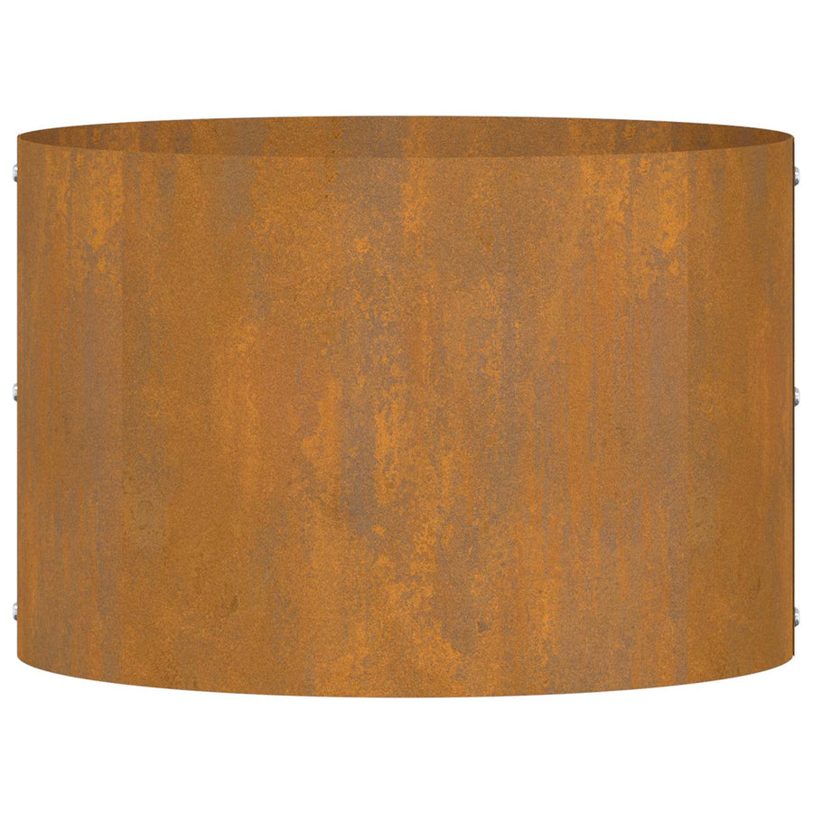 Plantenring 5 pcs Bruin 30 x 30 x 20 cm Cortenstaal