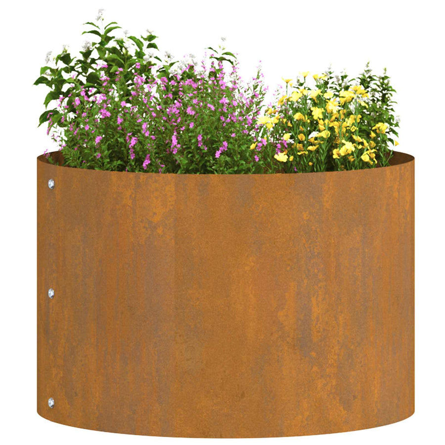 Plantenring 5 pcs Bruin 30 x 30 x 20 cm Cortenstaal