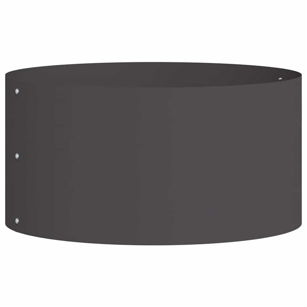 Plantenring Zwart 40 x 40 x 20 cm Koudgewalst staal