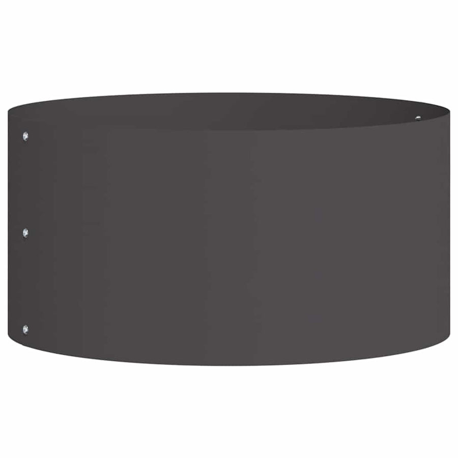 Plantenring Zwart 40 x 40 x 20 cm Koudgewalst staal