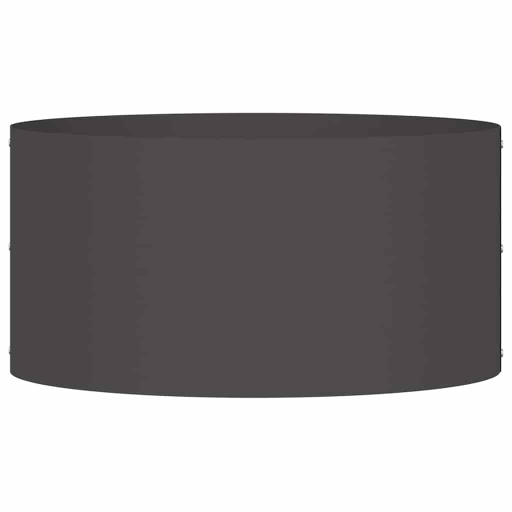 Plantenring Zwart 40 x 40 x 20 cm Koudgewalst staal