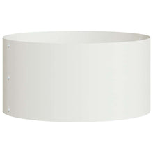 Plantenring Wit 40 x 40 x 20 cm Koudgewalst staal