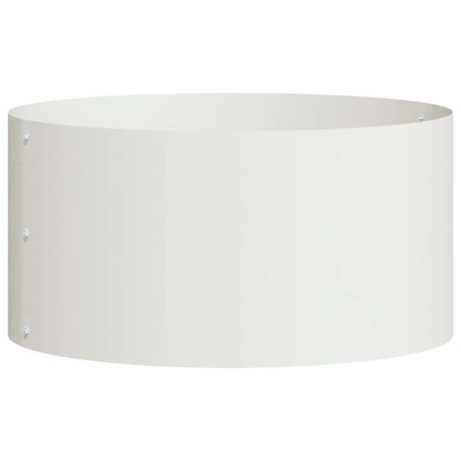 Plantenring Wit 40 x 40 x 20 cm Koudgewalst staal