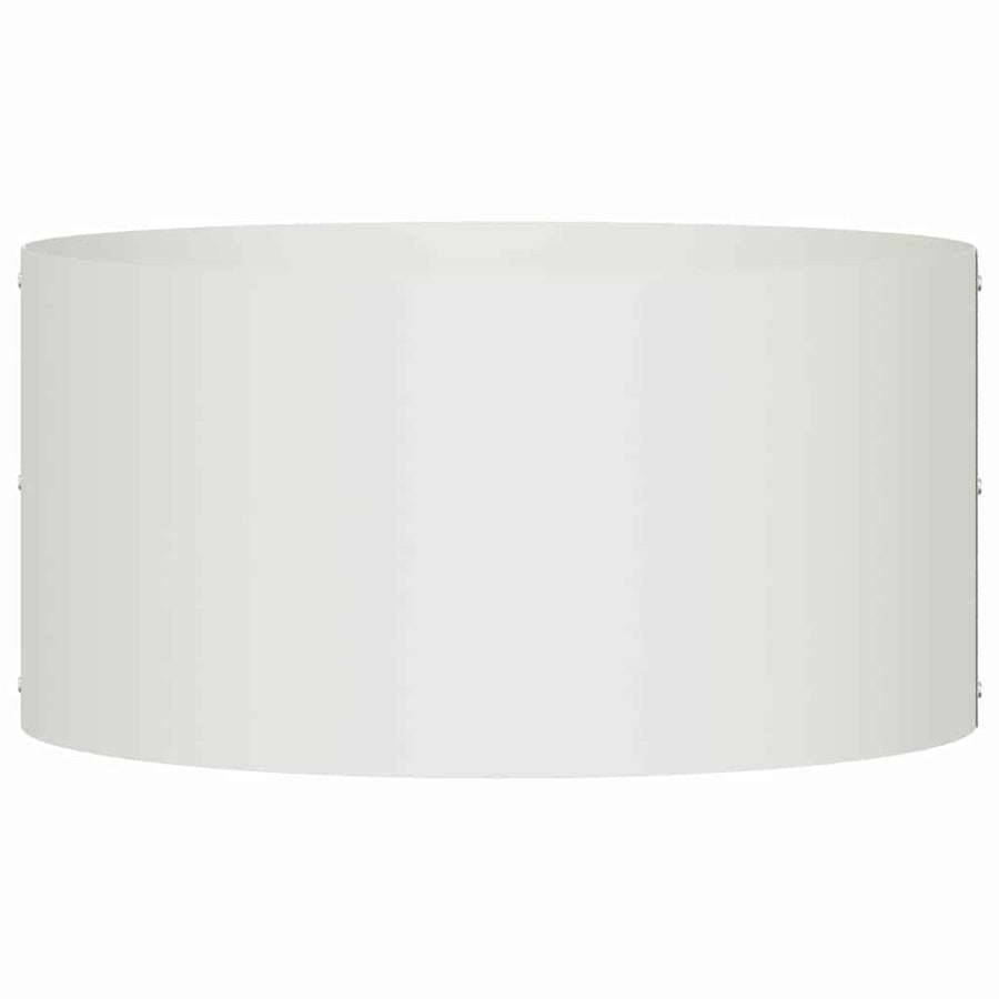 Plantenring Wit 40 x 40 x 20 cm Koudgewalst staal