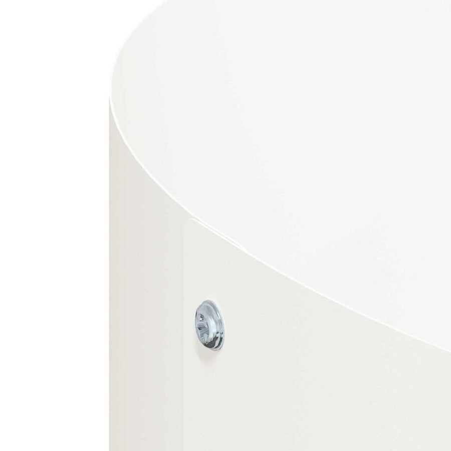 Plantenring 5 pcs Wit 40 x 40 x 20 cm Koudgewalst staal