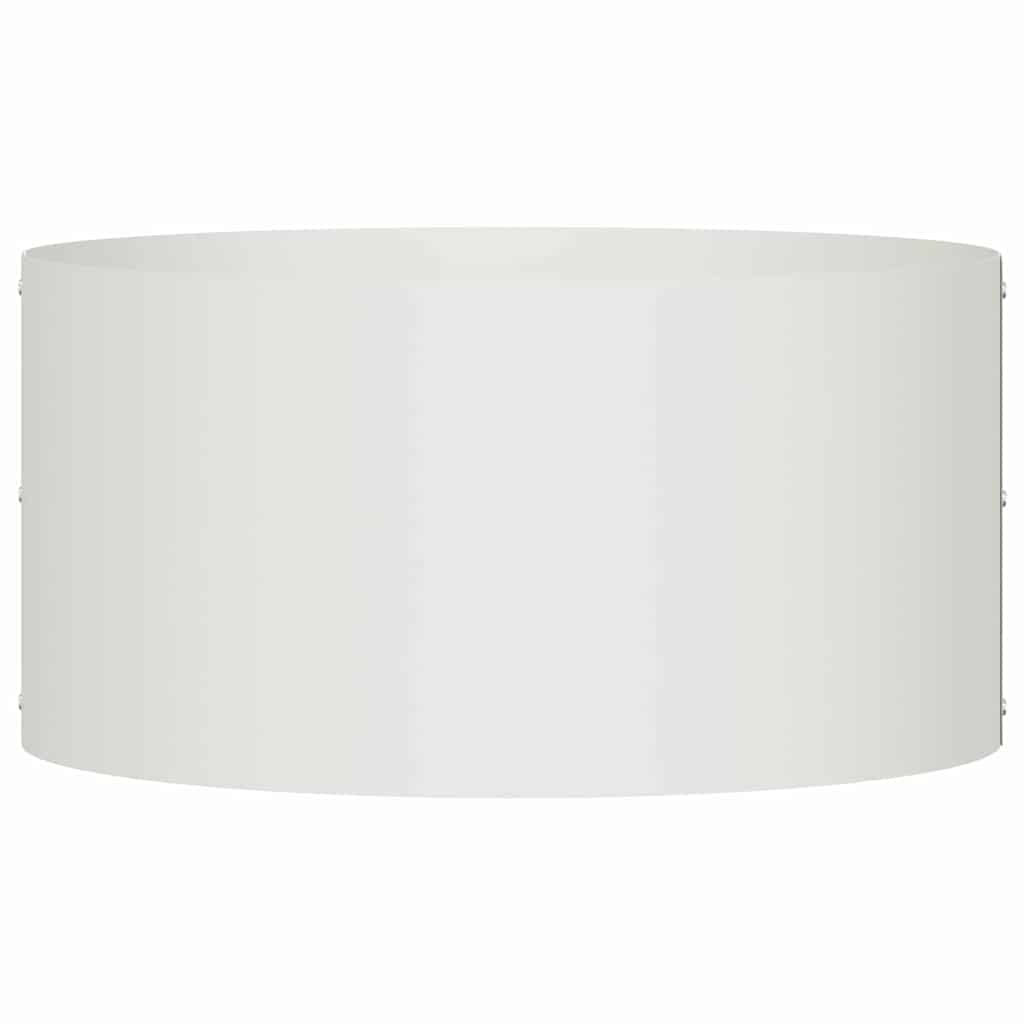 Plantenring 5 pcs Wit 40 x 40 x 20 cm Koudgewalst staal