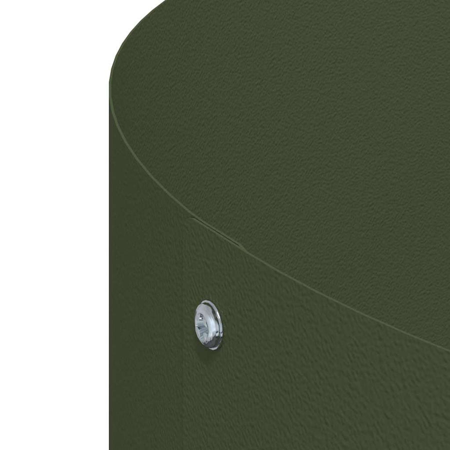 Plantenring Olijf Groen 40 x 40 x 20 cm Koudgewalst staal