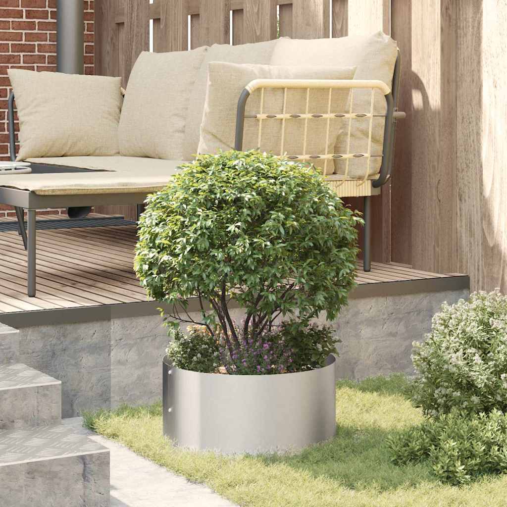 Plantenring 5 st Zilver 40 x 40 x 20 cm Roestvrij staal