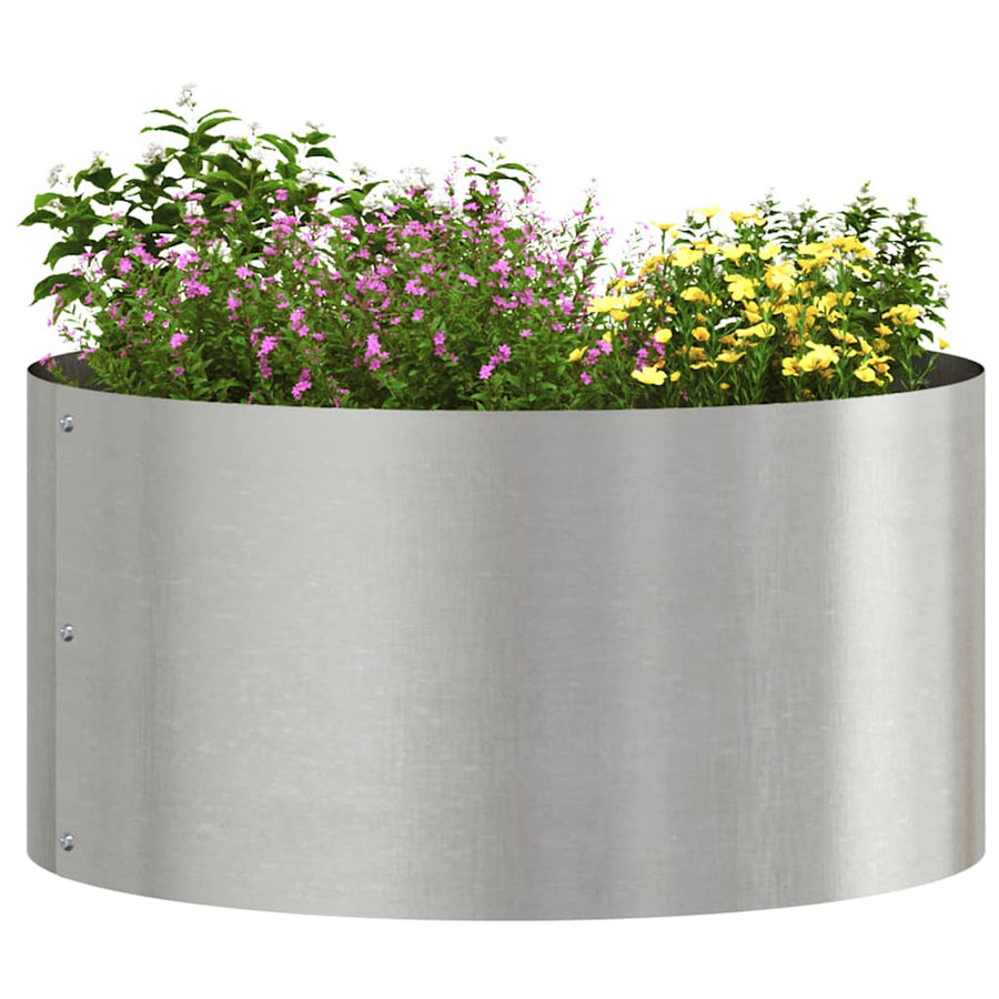 Plantenring 5 st Zilver 40 x 40 x 20 cm Roestvrij staal
