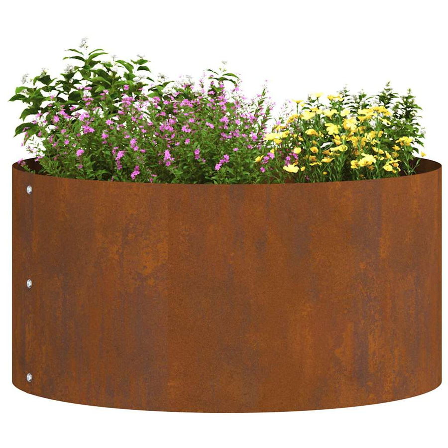 Tuinplanter 40x40x20 cm Cortenstaal