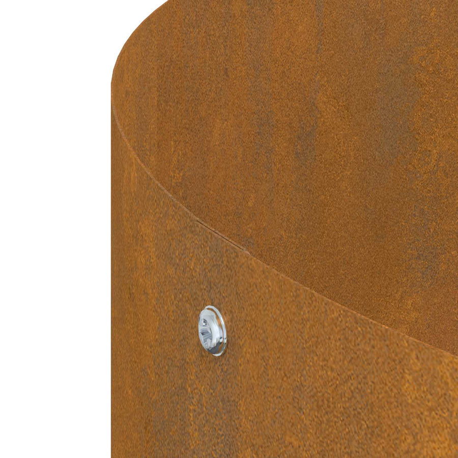 Plantenring 5 pcs Bruin 40 x 40 x 20 cm Cortenstaal