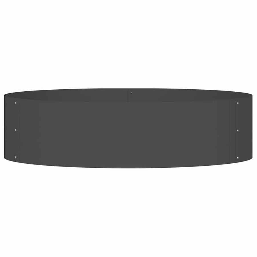 Plantenring 5 st Zwart 80 x 80 x 20 cm Koudgewalst staal