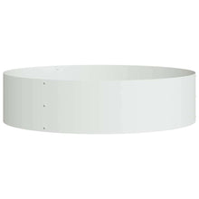 Plantenring Wit 80 x 80 x 20 cm Koudgewalst staal