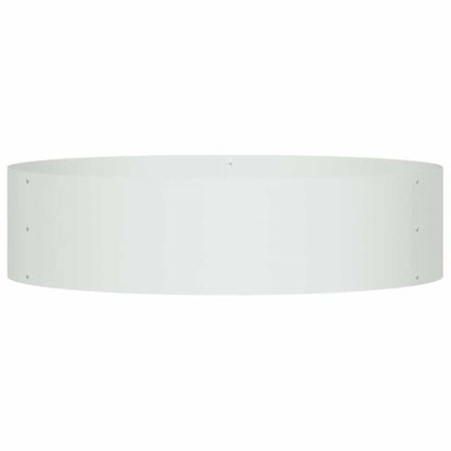 Plantenring 5 pcs Wit 80 x 80 x 20 cm Koudgewalst staal
