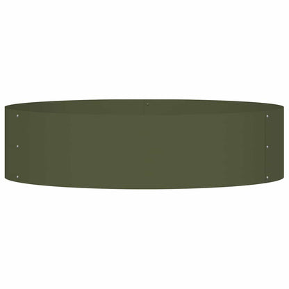 Plantenring Olijf Groen 80 x 80 x 20 cm Koudgewalst staal