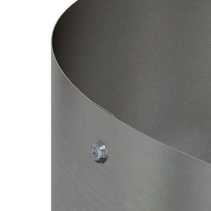 Plantenring Zilver 80 x 80 x 20 cm Roestvrij staal