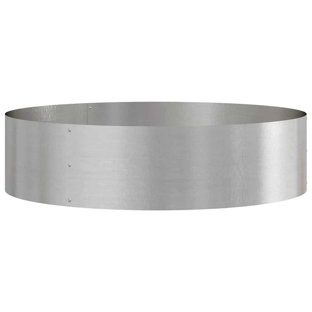 Plantenring Zilver 80 x 80 x 20 cm Roestvrij staal