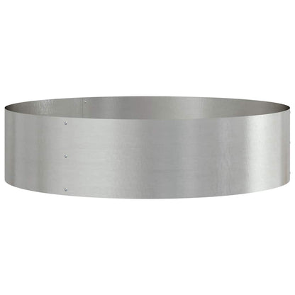 Plantenring Zilver 80 x 80 x 20 cm Roestvrij staal