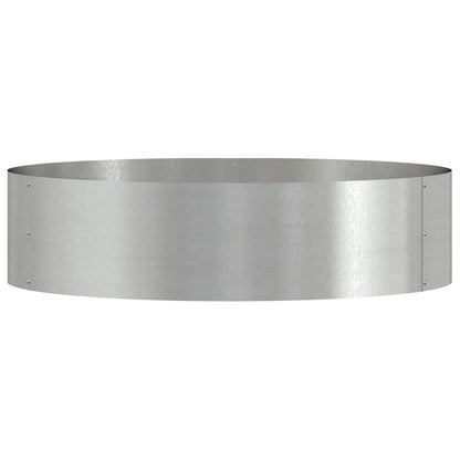 Plantenring Zilver 80 x 80 x 20 cm Roestvrij staal