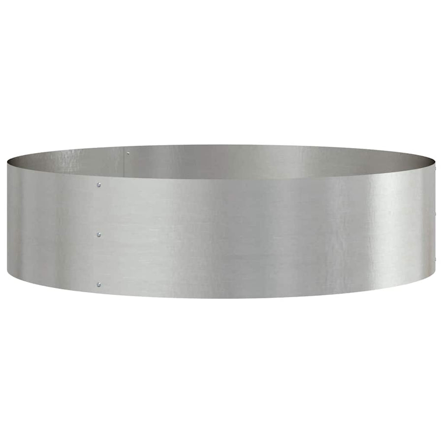 Plantenring 5 st Zilver 80 x 80 x 20 cm Roestvrij staal